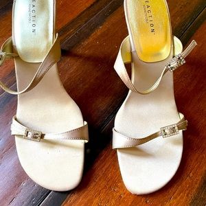 REACTION strappy heels.